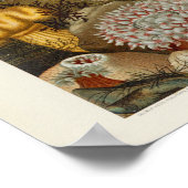 Corralejo Anemone Meereslebewesen Print Poster (Ecke)