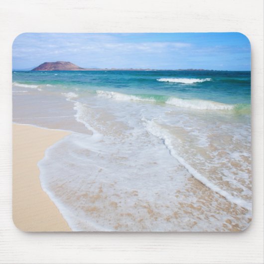 Corralejo Flaggen-Strand Mousepad (Vorne)