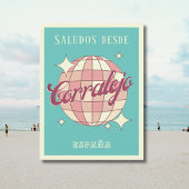 Corralejo Spanien Urlaub Retro Postkarte