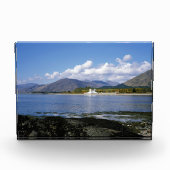 Corran Lighthouse Loch Linnhe Scotland Fotoblock (Vorderseite)
