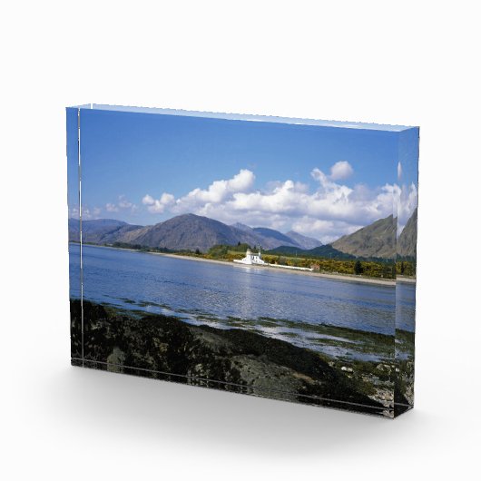 Corran Lighthouse Loch Linnhe Scotland Fotoblock (Rechts)