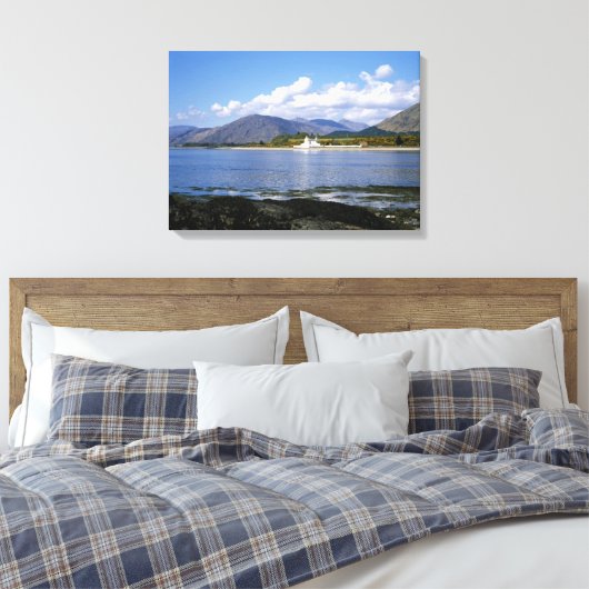 Corran Lighthouse Loch Linnhe Scotland Leinwanddruck (Insitu (Schlafzimmer))