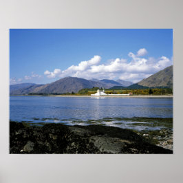 Corran Lighthouse Loch Linnhe Scotland Poster