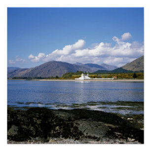 Corran Lighthouse Loch Linnhe Scotland Poster