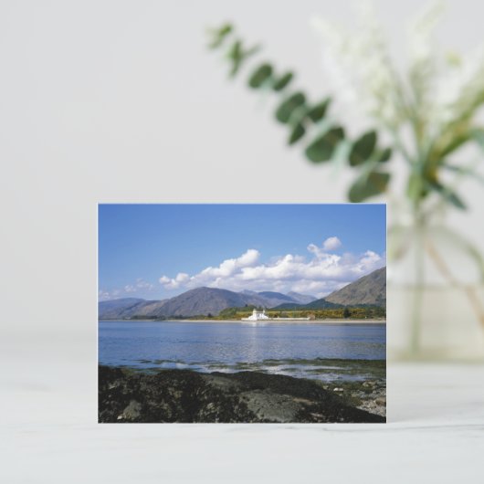Corran Lighthouse Loch Linnhe Scotland Postkarte (Stehend Vorderseite)