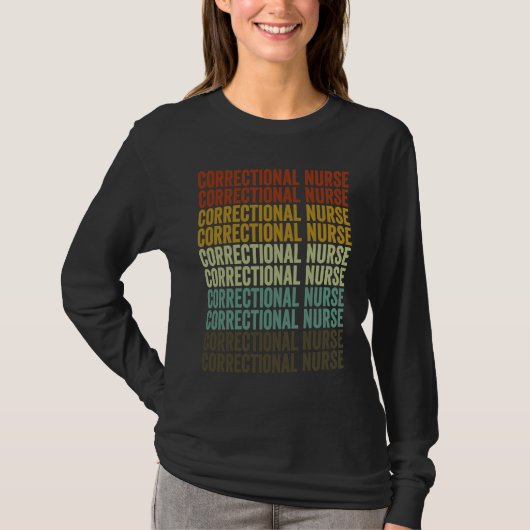 Correctional Nurse Correctional Officer Nurse T-Shirt (Vorderseite)
