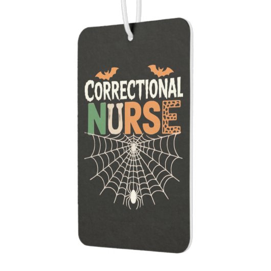 Correctional Nurse Halloween Pumpkin Classic T-Shi Autolufterfrischer (Links)