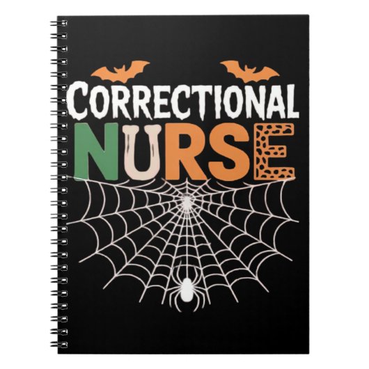 Correctional Nurse Halloween Pumpkin Classic T-Shi Notizblock (Vorderseite)