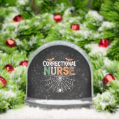 Correctional Nurse Halloween Pumpkin Classic T-Shi Schneekugeln (Weihnachten)