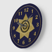 Correctional Officer Badge Wall Clock Große Wanduhr (Winkel)