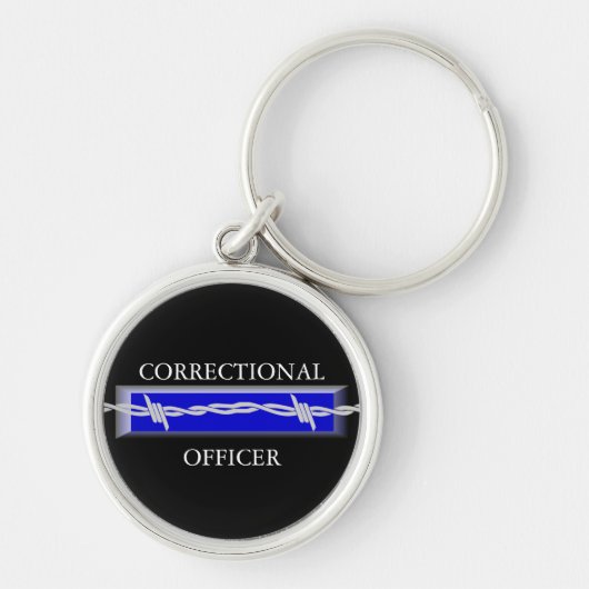 Correctional Officer Law Enforcement Keychain Schlüsselanhänger (Vorne)
