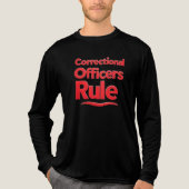 Correctional officers Support T-shirt Tri-Blend Shirt (Vorderseite)
