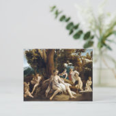 Correggio Leda und der Schwan Postkarte (Stehend Vorderseite)