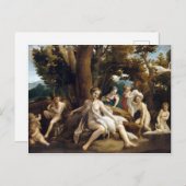 Correggio Leda und der Schwan Postkarte (Vorne/Hinten)