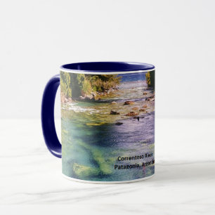 Correntoso-Fluss, Patagonien, Argentinien, Tasse