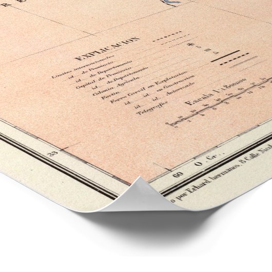 Corrientes, Argentinien Poster (Ecke)