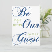 Corrin Calligrafie Save the Date (Stehend Vorderseite)