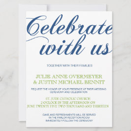 Corrin Calligrafy Wedding Einladung