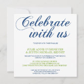 Corrin Calligrafy Wedding Einladung (Vorderseite)