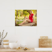 Corrina Rachel Red Dress Poster (Küche)