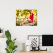 Corrina Rachel Red Dress Poster (Heimbüro)