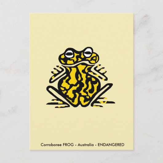 Corroboree FROG - Aussie wild life - Amphibian - Postkarte (Vorderseite)