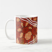 Corroboree II Aborigine Art Kaffeetasse (Links)
