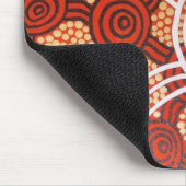 Corroboree II Aborigine Art Mousepad (Ecke)