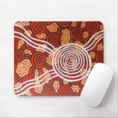 Corroboree II Aborigine Art Mousepad (Mit Mouse)