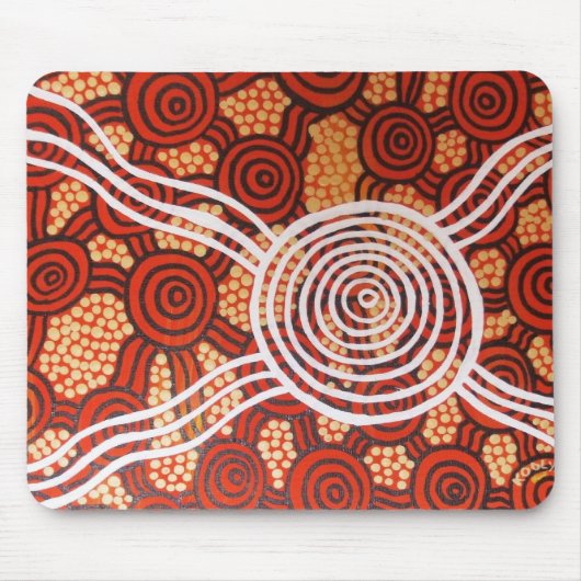 Corroboree II Aborigine Art Mousepad (Vorne)