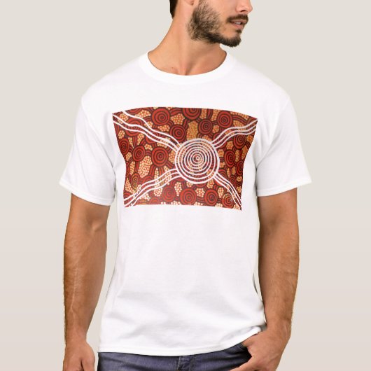 Corroboree II Aborigine Art T-Shirt (Vorderseite)