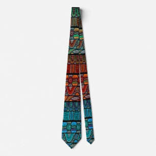 Corroboree Panel Aborigina Art Krawatte