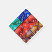 Corroboree Panel Napkins Serviette (Ecke)