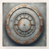 corroded metal object glasuntersetzer (Vorderseite)