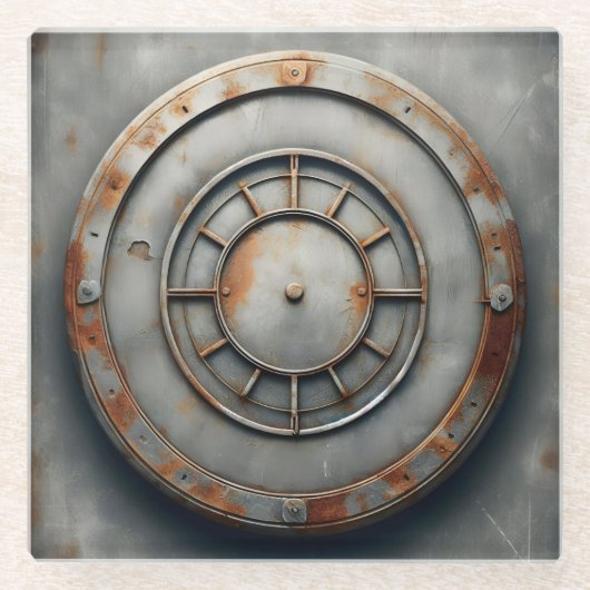 corroded metal object glasuntersetzer (Vorderseite)