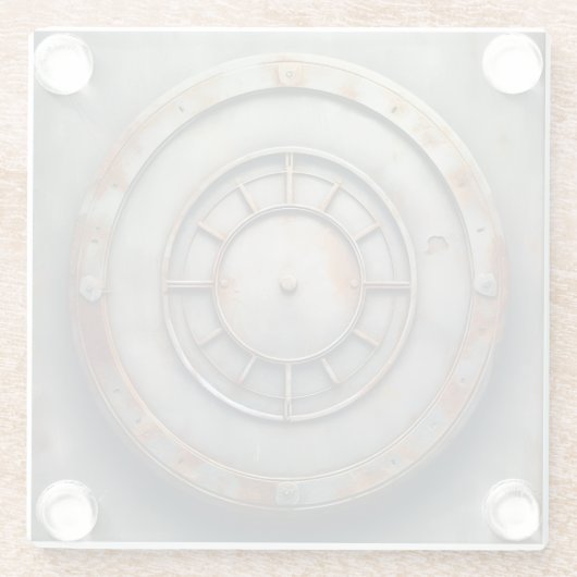 corroded metal object glasuntersetzer (Rückseite)