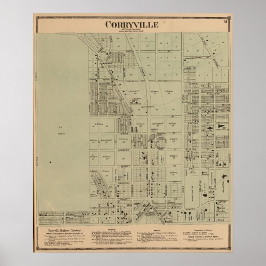 Corryville, Ohio Poster (Vorne)