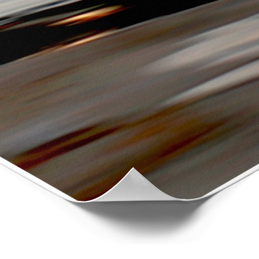 "Corsair at Sundown" Poster (Ecke)