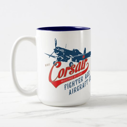 CORSAIR FIGHTER FLUGZEUG TASSE (Links)