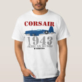 Corsair-Muskel-T - Shirt-F4U-1A T-Shirt (Vorderseite)