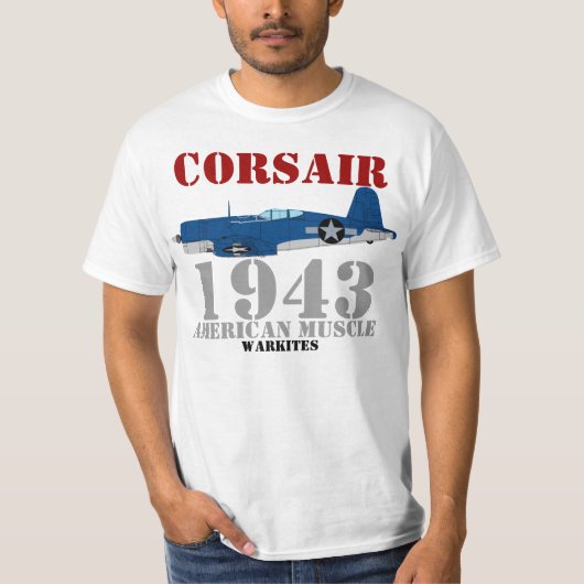 Corsair-Muskel-T - Shirt-F4U-1A T-Shirt (Vorderseite)