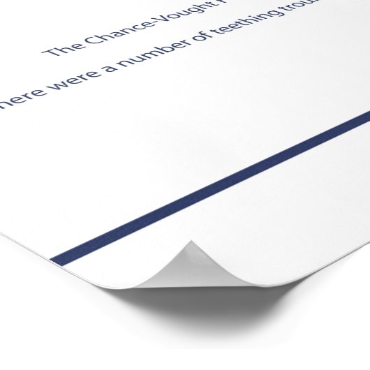 Corsair USA VMF-214 2 Poster (Ecke)