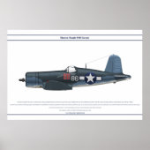 Corsair USA VMF-214 2 Poster (Vorne)