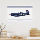 Corsair USA VMF-232 Poster (Küche)