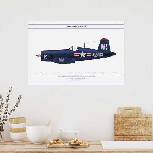 Corsair USA VMF-232 Poster (Küche)