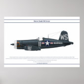 Corsair USA VMF-323 Poster (Vorne)