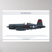 Corsair USA VMF-513 Poster (Vorne)