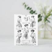 Corset Ad Paris Winter 1909-1910 Postkarte (Stehend Vorderseite)