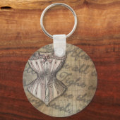 Corset Collage Schlüsselanhänger (Vorderseite)