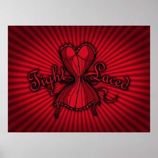Corset Tight Laced Poster (Vorne)